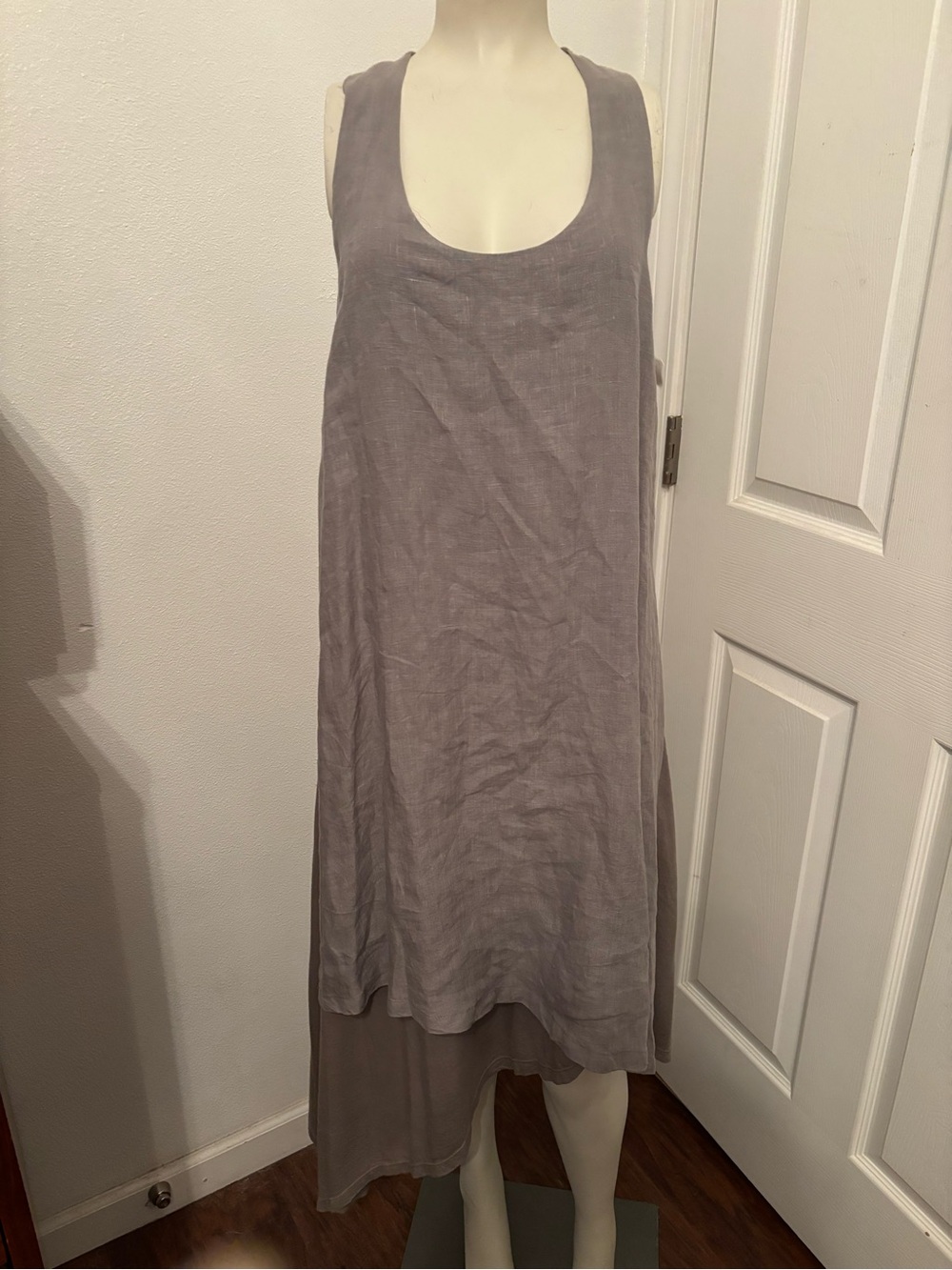 Fresh Laundry Linen layered dress L NWT